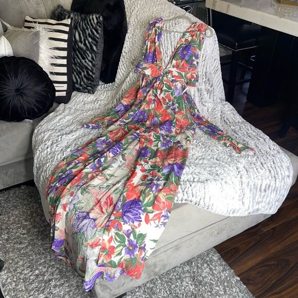 Just BEE Queen Sara Dress Floral C. Gauze - Picture 6 of 14